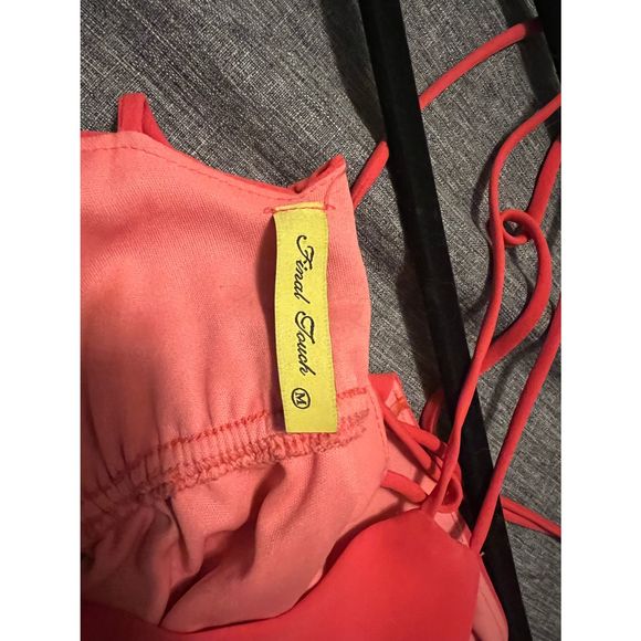 HOT PINK STRAPPY MINI DRESS - Picture 13 of 13